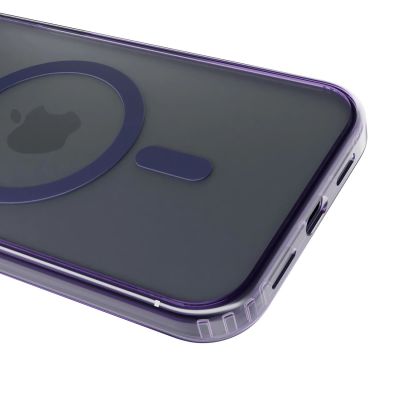 6. 3mk Frosty MagCase for iPhone 17 - purple