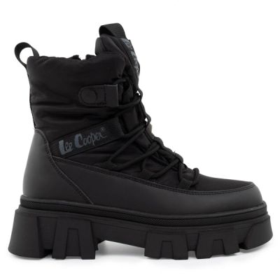Lee Cooper Women’s Black Insulated Winter Boots with Zip