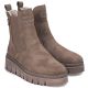 4. Comfortable beige women’s wedge ankle boots Rieker Z8960-25