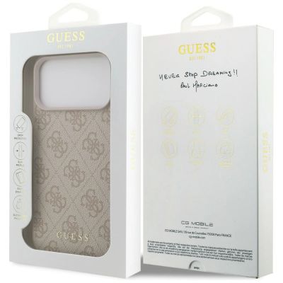 8. Guess 4G Classic Case for iPhone 17 Pro Max / 18 Pro Max - Pink
