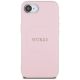 3. Guess Grained Ring MagSafe iPhone 16e Case - Pink