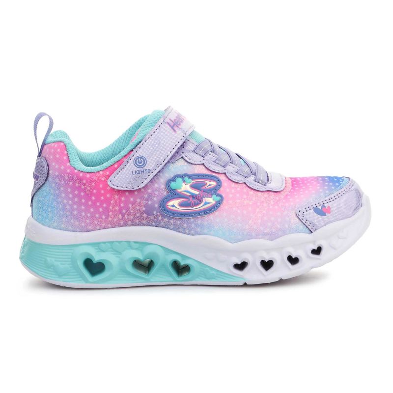 7. Skechers S Lights Flutter Heart Lights Jr 302315-LVMT shoes