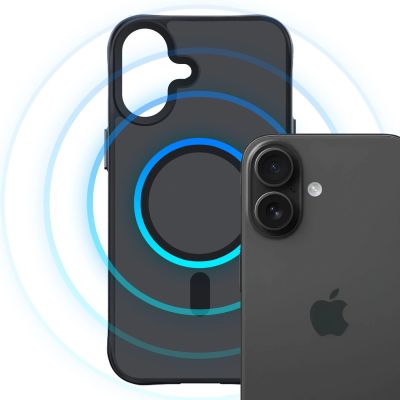 2. 3mk Smoke MagCase with MagSafe for iPhone 16 Plus - semi-transparent