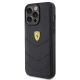 2. Ferrari Quilted Metal Logo case for iPhone 15 Pro Max - black