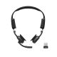 Shokz OpenMeet mic-ANC USB-C wireless bone conduction headphones + USB-A adapter black