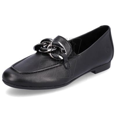 11. Comfortable leather shoes with a chain Remonte W RKR645, black