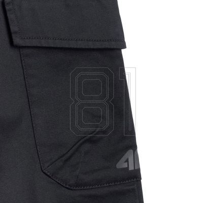 6. Men's trousers 4F CAS M1210 deep black 4FWAW25TTROM1210 20S
