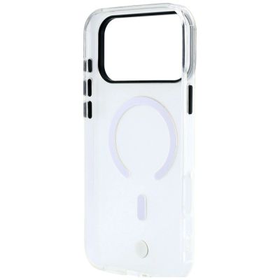 7. BMW Sign Frosted IML & Metal Logo MagSafe Case for iPhone 18 Pro Max / 17 Pro Max - Clear