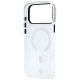 7. BMW Sign Frosted IML & Metal Logo MagSafe Case for iPhone 18 Pro Max / 17 Pro Max - Clear