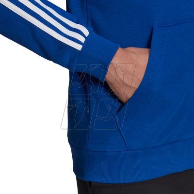 6. adidas Essentials French Terry 3-Stripes Full-Zip Hoodie M HE4427