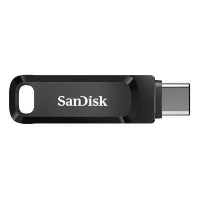 12. SanDisk Ultra Dual GO SDDDC3-064G-G46 pendrive (64GB; USB 3.0, USB-C; black)