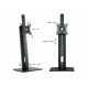 10. Gembird MS-D1-01 Monitor Holder/Stand 81.3 cm (32") Desk Black
