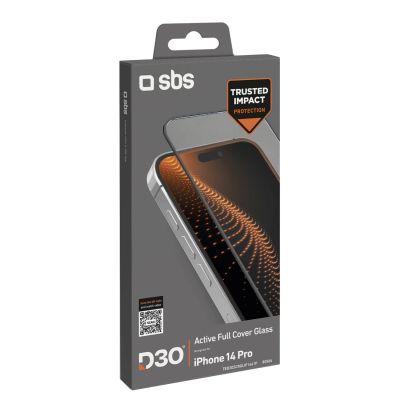 3. SBS D3O tempered glass with frame for iPhone 14 Pro