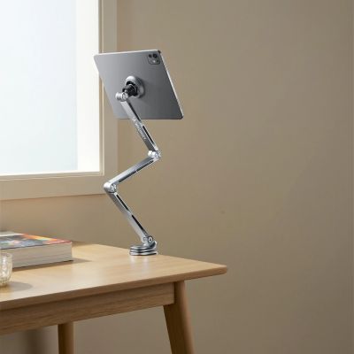 8. Wozinsky WTY0YS1 magnetic holder, 360° rotating, solid, for phone and tablet - gray