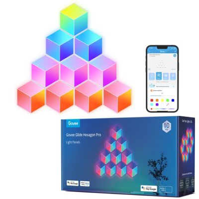 16. Govee H6066 Glide Hexa Pro; LED panels; RGBIC