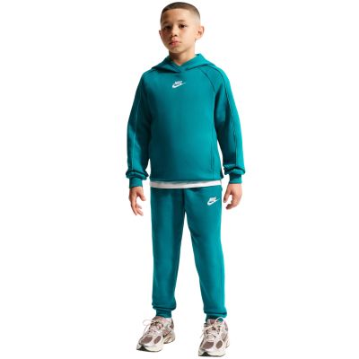 6. Nike Sportswear Club Fleece Kids Tracksuit Green HQ9318 372