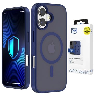 3mk Smoke MagCase for iPhone 17 - Blue-Translucent