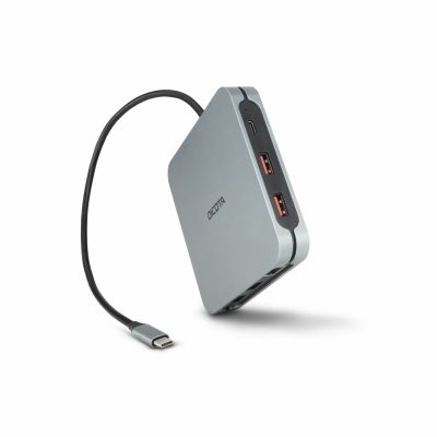 3. Dicota USB-C 10-in-1 Docking Station 8K HDMI PD 100W silver
