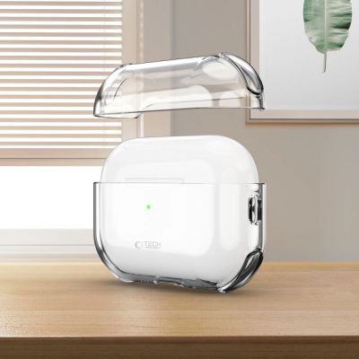 5. Tech-Protect Bounce Case for AirPods Pro 3 - Clear