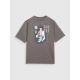 5. Boy's oversize T-shirt with print 4F 4FJRAW25TTSHM3062-24S