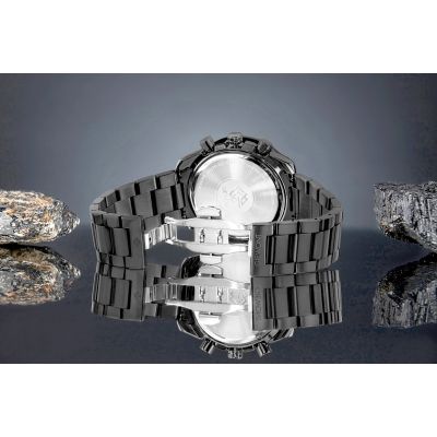 6. Men's Watch Giewont Chronograph Sapphire Black GW8720-B1