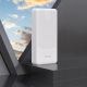 3. Dudao K10Pro Power Bank 2.4A 20000mAh 2 x USB-A - White