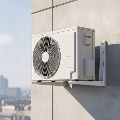 2. MACLEAN AIR CONDITIONER WALL BRACKET HOLDER / HANGER FOR MACLEAN AIR CONDITIONER / HEAT PUMP, ARM LENGTH 500X550MM, ST