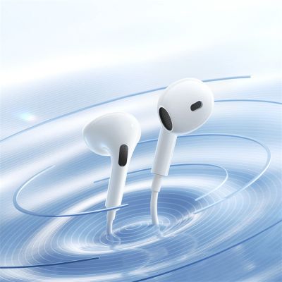 9. Baseus Encok HZ19 Wired In-Ear Headphones with Mini Jack - White