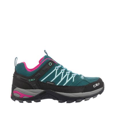5. CMP Rigel Low WP women's trekking shoes turquoise 3Q1324616NN
