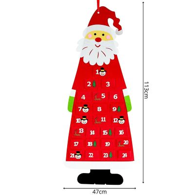 12. ADVENT CALENDAR RED SANTA CLAUS