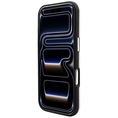 5. Karl Lagerfeld Smooth Choupette Sketch MagSafe Case for iPhone 18 Pro / 17 Pro - Pink