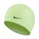 2. Nike Solid Silicone Barely Volt Green Swimming Cap 93060-740 OS