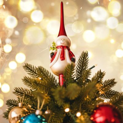 9. CHRISTMAS TREE TOP 28.5 CM SNOWMAN