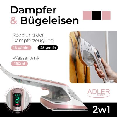 10. ADLER AD 5044 Garment Steamer