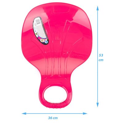 3. Apple Lux Snow Sled Slider, Pink