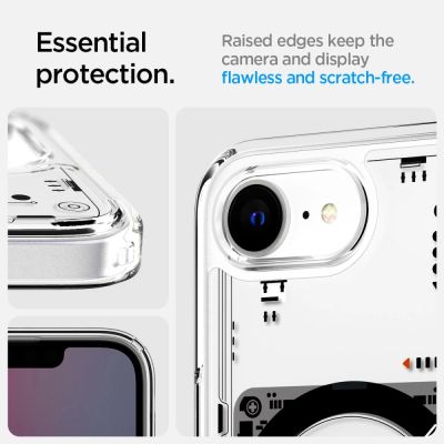 13. Spigen Ultra Hybrid MagSafe Case for iPhone 16e / 17e Neo One - Clear