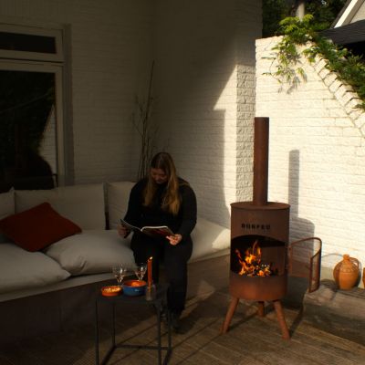 3. Bonfeu Bonton 40 4000R rusty garden fireplace