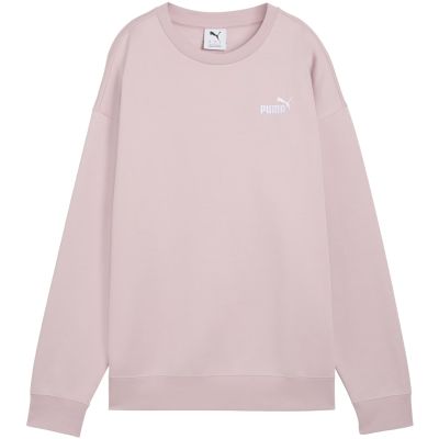 Puma ESS Small No. 1 Logo Relaxed Crew Women's Sweatshirt Pink 633268 49