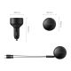 2. ORICO Dual Stretch 60W Split Extension Retractable Car Charger with Two Retractable Cables