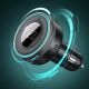 13. Baseus Enjoy FM transmitter car charger LED 2x USB / 3.5mm jack wireless MP3 player Bluetooth 5.0 3.4A black (CCLH-01)