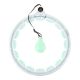 Hula hoop HMS HHW06 with studs, weight and counter green
