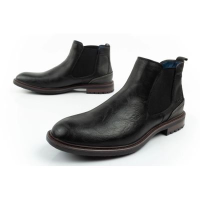 8. Wrangler Randy men's shoes Chelsea boots elegant fashionable slip-on black