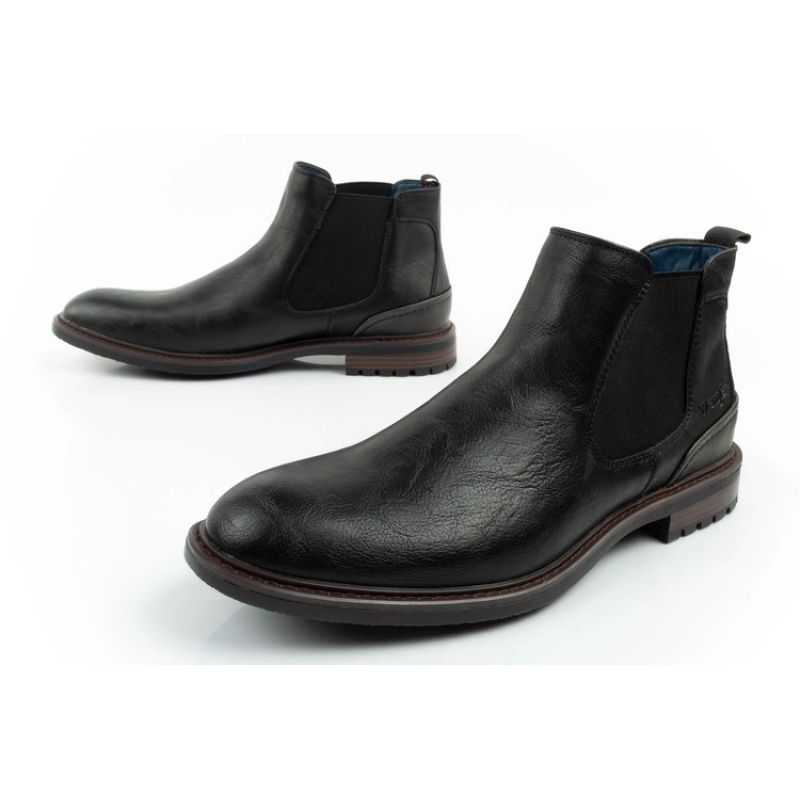 8. Wrangler Randy men's shoes Chelsea boots elegant fashionable slip-on black