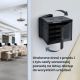12. Extralink - 19" 12U 600x600 AZH Black Wall Mounted Cabinet