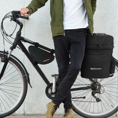 6. Wozinsky Bicycle Frame Bag 1.5L Black (WBB11BK)