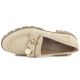4. Women's suede shoes with decoration, beige M.Daszyński MR23106