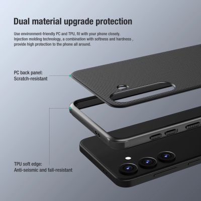 8. Nillkin Super Frosted Shield Pro armored case for Samsung Galaxy S24+ - blue