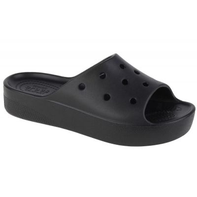 5. Crocs Classic Platform Slide W 208180-001 Flip-Flops