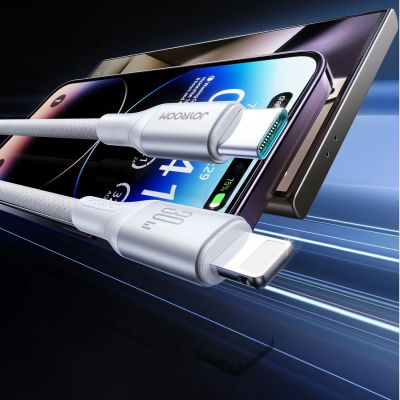 2. Joyroom S-A28 Flash Series 30W USB-C to Lightning cable 1m - white