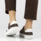 6. Women's leather sneakers on a brown platform Filippo DP7533